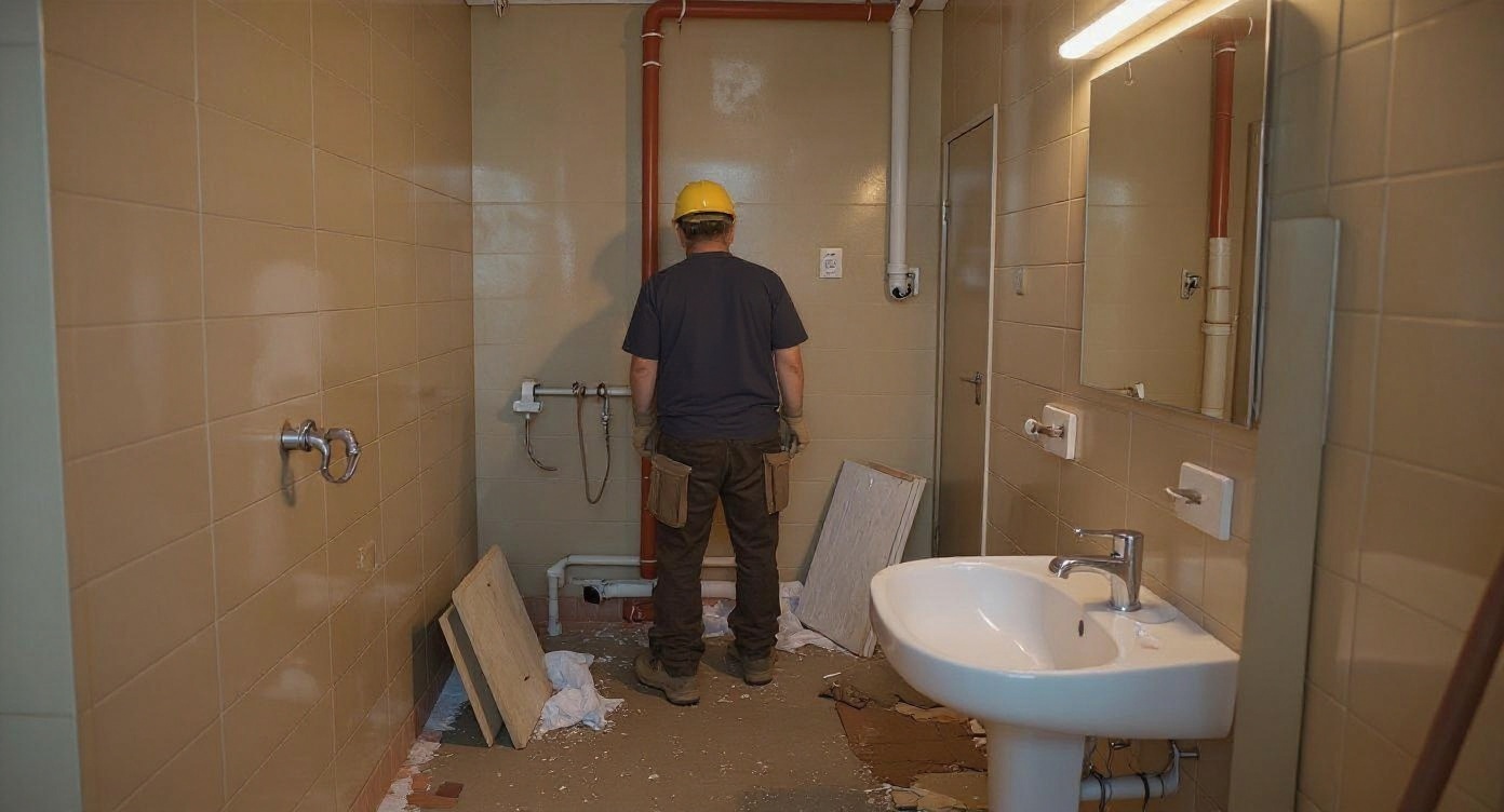 Sanitärinstallation – Komplettbad im Altbau
